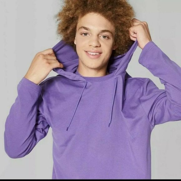 NWT ORIGINAL USE BOXY MOUNTAIN PURPLE LONG SLEEVE HOODED SHIRT SMALL - Picture 4 of 11